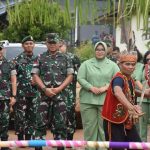 Dandim 1205 Dampingi Danrem 121/ABW Tinjau Pembangunan Asrama Rumah Singgah di Perbatasan