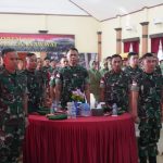 Dandim 1205/Sintang, Hadiri Sertijab Pejabat Golongan IV Korem 121/Abw