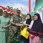 Dalam Rangka Menyambut Hari Raya Idul Fitri 1445 Hijriah, Korem 121/Abw Gelar Bazar Ramadhan