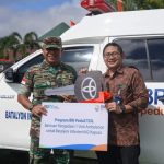 Brigjen TNI Luqman Arief Terima Penyerahan 1 Unit Ambulance dari BANK BRI