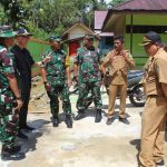 Danrem 121/Abw Dampingi Asrena KASAD Lakukan Pengecekan TMMD Reg Ke-120 Kodim 1202/Skw