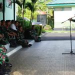 Komandan Kodim 1206/Putussibau Beri Arahan Jamdan Ke Prajurit