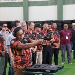 Danrem 121/Abw Brigjen TNI Luqman Arief Hadiri Pembukaan Lomba Menembak Piala Pangdam XII/Tpr