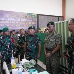 Kasrem 121/Alambhana Wanawwai Tinjau Pelaksanaan Donor Darah dam Sunatan Masal di Wilayah Perbatasan