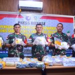 Danrem 121/Abw Brigjen TNI Luqman Arief Kembali Umumkan Keberhasilan Satgas Pamtas RI-Malaysia Gagalkan ±35Kg Shabu dan ±38.076 Butir Ekstasi