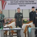 Wakili Dandim, Pasipers Kodim Sintang Hadiri Upacara Pelantikan Pejabat Struktural Pemkab Sintang