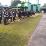 Anggota Korem 121/Abw Laksanakan Apel Pagi dan Kegiatan Aerobik Bersama