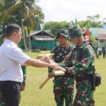 Kasiter Kasrem 121/Abw Hadiri Pembukaan TMMD Kodim Sintang
