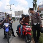 Operasi Patuh, Polres Sintang Tertibkan Pengendara Yang Melawan Arus