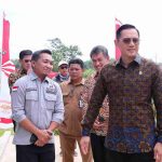 Akhiri Kegiatan di Kaltim, Menteri AHY Kunjungi Kantor Badan Bank Tanah di Penajam Paser Utara