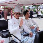 Menteri AHY Kenakan Baamar Galung Pancar Matahari dari Kalimantan Tengah pada Upacara Peringatan HUT ke-79 Kemerdekaan RI*