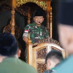 Danrem 121/Abw Brigjen TNI Luqman Arief Berikan Siraman Rohani Kepada Prajurit Korem 121/Abw