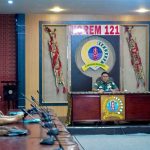 Kasrem 121/ Abw Berikan Pemahaman Tentang Hukum Kepada Anggota Jajaran Korem 121/Abw
