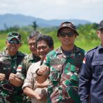 Dandim 1208/Sambas Dampingi Aster Kasdam XII/TPR Dan Dinas Pertanian Laksanakan Monev Oplah Wilayah Kabupaten Sambas
