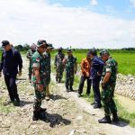Dandim 1208/Sambas Dampingi Aster Kasdam XII/TPR Dan Dinas Pertanian Laksanakan Evaluasi