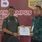 Hadir Sebagai Pemateri Pada PKKMB Stikara, Pelda Inf Rusdi Gozali Ajak Tanamkan Jiwa Nasionalisme