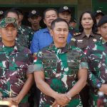 Dandim 1208/Sambas Dampingi Kunjungan Kerja Pangdam XII/TPR Di Perbatasan Temajuk.