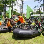 Korem 121/Abw Gelar Latihan Gerak Cepat Penanganan Bencana Banjir