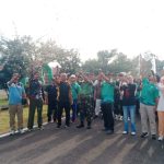 Pasilog Kodim Sintang Hadiri Jalan Santai Peringatan Hari Perhubungan Nasional