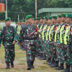 Kodim 1208/Sambas Gelar Apel Kesiapan Pengamanan Pilkada Serentak Tahun 2024