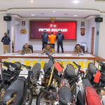 Polres Sintang Gelar Press Release Ungkap Kasus Pencurian 10 Unit Sepeda Motor