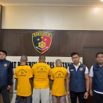 Polres Sintang Amankan Tiga Tersangka Pencurian Tabung Gas 3 Kg