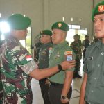 Dandim 1208/Sambas Pimpin Acara Korps Raport Kenaikan Pangkat 45 Personel
