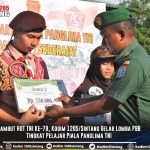 Sambut HUT TNI Ke-79, Kodim 1205/Sintang Gelar Lomba PBB Tingkat Pelajar Piala Panglima TNI
