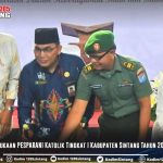 Letu Inf Perry Wakili Dandim 1205 Hariri Pembukaan Pesparani Tingkat I Kabupaten Sintang