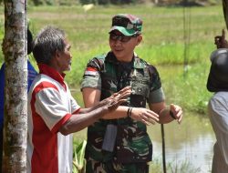 Bersama Kadis TPH Kalbar, Dandim Sintang Monitoring dan Evaluasi Optimalisasi Lahan di Wilayah Ella Hilir