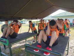 Korem 121/Abw Gelar Tes Kesegaran Jasmani Untuk Prajurit