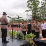 Kapolres Sintang Serah Terimakan Jabatan Wakapolres dan Kapolsek Kelam Permai