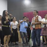 Di Gedung Kesenian, Malam Pentas Seni Pesparani Sintang Berlangsung Meriah