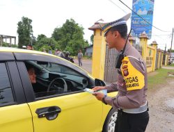 Sinergi UPT PPD Samsat dan Jasa Raharja, Polres Sintang Gelar Operasi Zebra Kapuas 2024