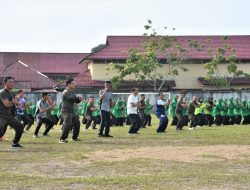 Bangun Sinergi dan Kebersamaan, Kodim Sintang Gelar Olahraga Bersama Polri, Forkopimda dan Awak Media
