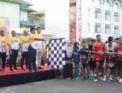 Satgas Mantap Praja Polda Kalbar Berhasil Amankan Jalannya Kegiatan Fun Run Cawagub Nomor Urut 1