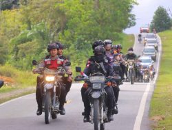 Polres Sintang Gelar Patroli Skala Besar TNI-Polri, Antisipasi Gejolak Selama Masa Tenang Pilkada Serentak