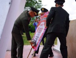 Dandim 1208/Sambas Ikuti Upacara Memperingati Hari Pahlawan Ke 79 Dan Ziarah Nasional