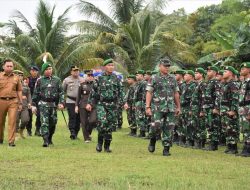 Danrem 121/Abw Pimpin Apel Gelar Pasukan Kesiapan Pengamanan Pilkada Serentak 2024