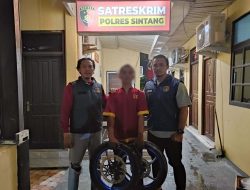 Curi Sepeda Motor Seorang Remaja Diringkus Tim Resmob Polres Sintang