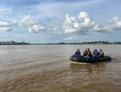 Polres Sintang Melaksanakan Patroli Gabungan di Wilayah Perairan
