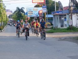 Jaga Kesehatan dan Silaturahmi, Danrem 121/Abw Gowes Bersama