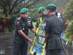 Peringati Hari Juang TNI Angkatan Darat (AD) Ke 79, Tahun 2024 Kodim 1208/Sambas Gelar Ziarah Ke Taman Makam Pahlawan