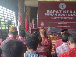 DAD Sintang Gelar Rapat Kerja di Betang Tampun Juah