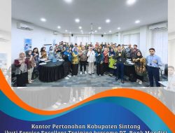 Kantor Pertanahan Kabupaten Sintang mengikuti kegiatan Service Excellent Training