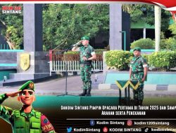 Letkol Inf Rangga Pimpin Upacara Pertama di Tahun 2025 dan Sampaikan Arahan serta Penekanan