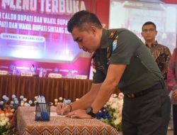Dandim 1205 Sintang Hadiri Rapat Pleno Terbuka Penetapan Bupati Sintang dan Wakil Bupati Sintang Terpilih Tahun 2024