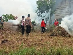 Pembersihan Lahan Tanam, Polres Sintang Pastikan Kesiapan Jelang Program Tanam Jagung Sejuta Hektar