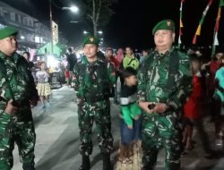 Kodim 1205/Sintang Dukung Polres Sintang Dalam Pengamanan Malam Lebaran 2025