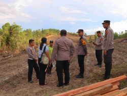 Pamatwil Polda Kalbar Cek Lahan Ketahanan Pangan di Sintang, Jelang Masa Panen Serentak